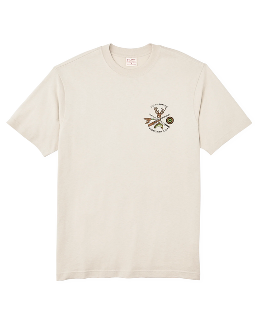 Frontier Sportsman Club Cliff Gray Graphic T-Shirt