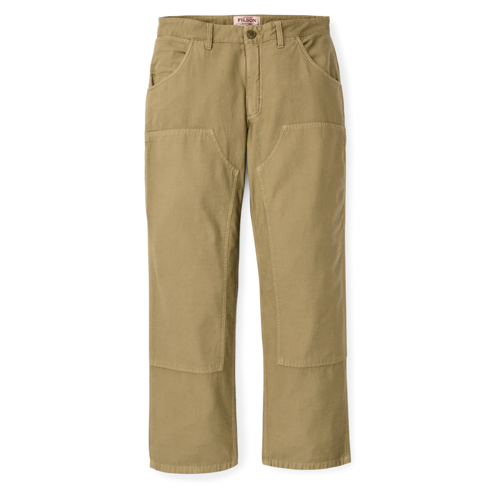 Reverse Sateen Double Front Pants in Antique Khaki