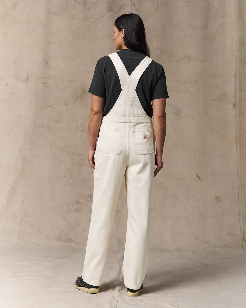 Denim Overalls in Natural Seed