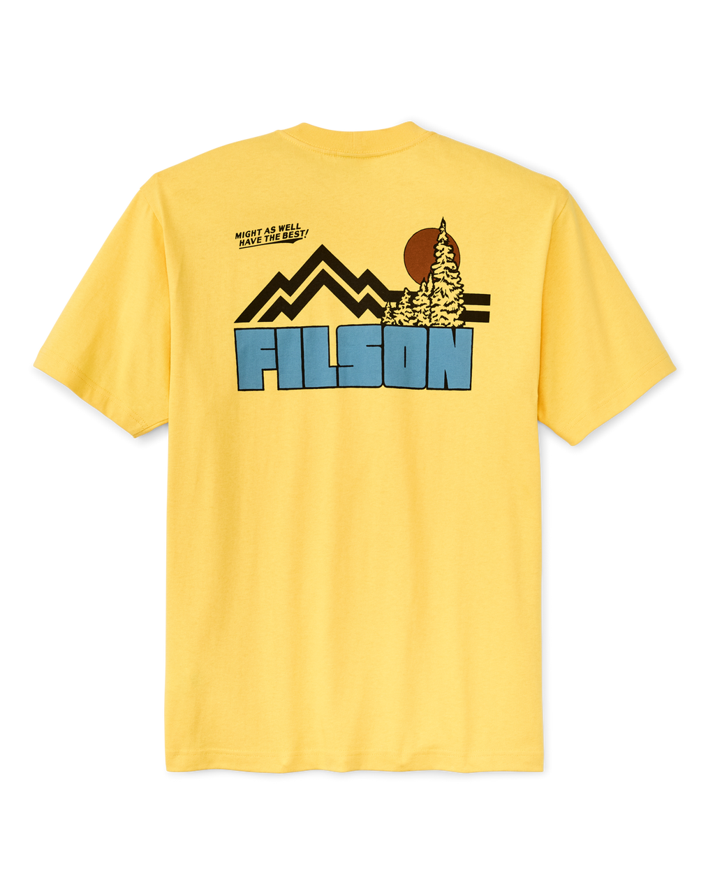 Short Sleeve Frontier Graphic T-Shirt in Aspen Gold/Sun