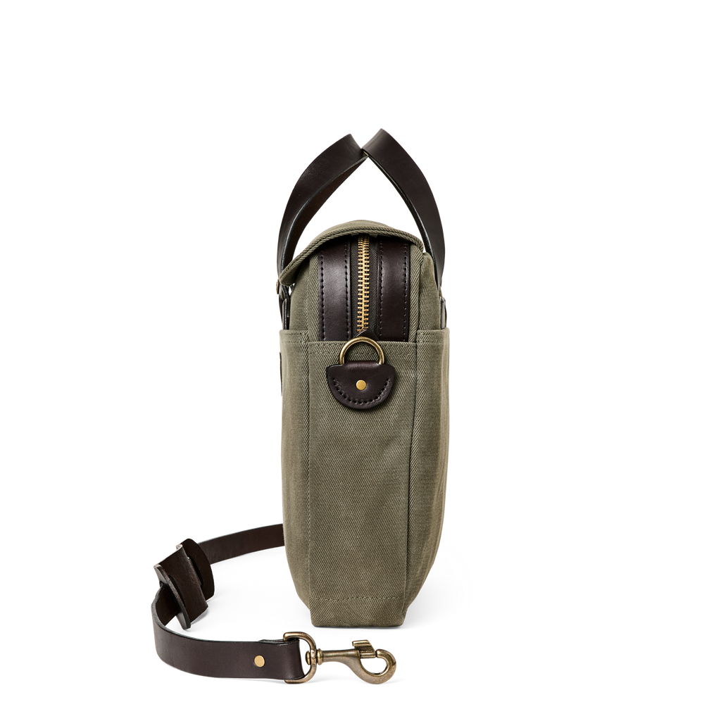 Original Briefcase in Otter Green Rugged Twill