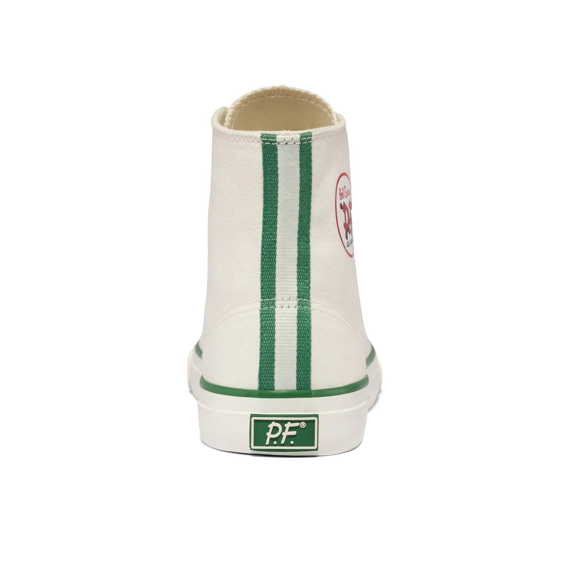 All-American Bob Cousy High-Top in Sea Salt & Green Canvas