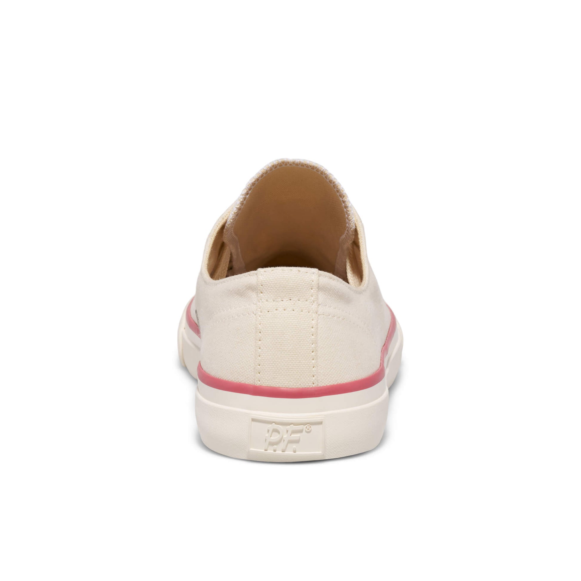 All-American Low-Top in Antique White & Crimson