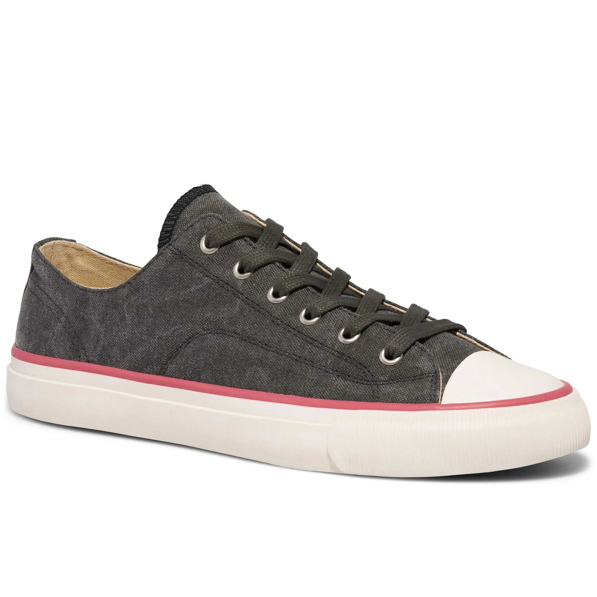 All-American Low-Top in Antique Black & Crimson