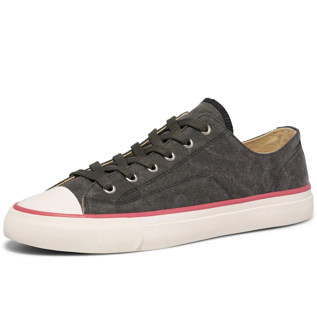All-American Low-Top in Antique Black & Crimson