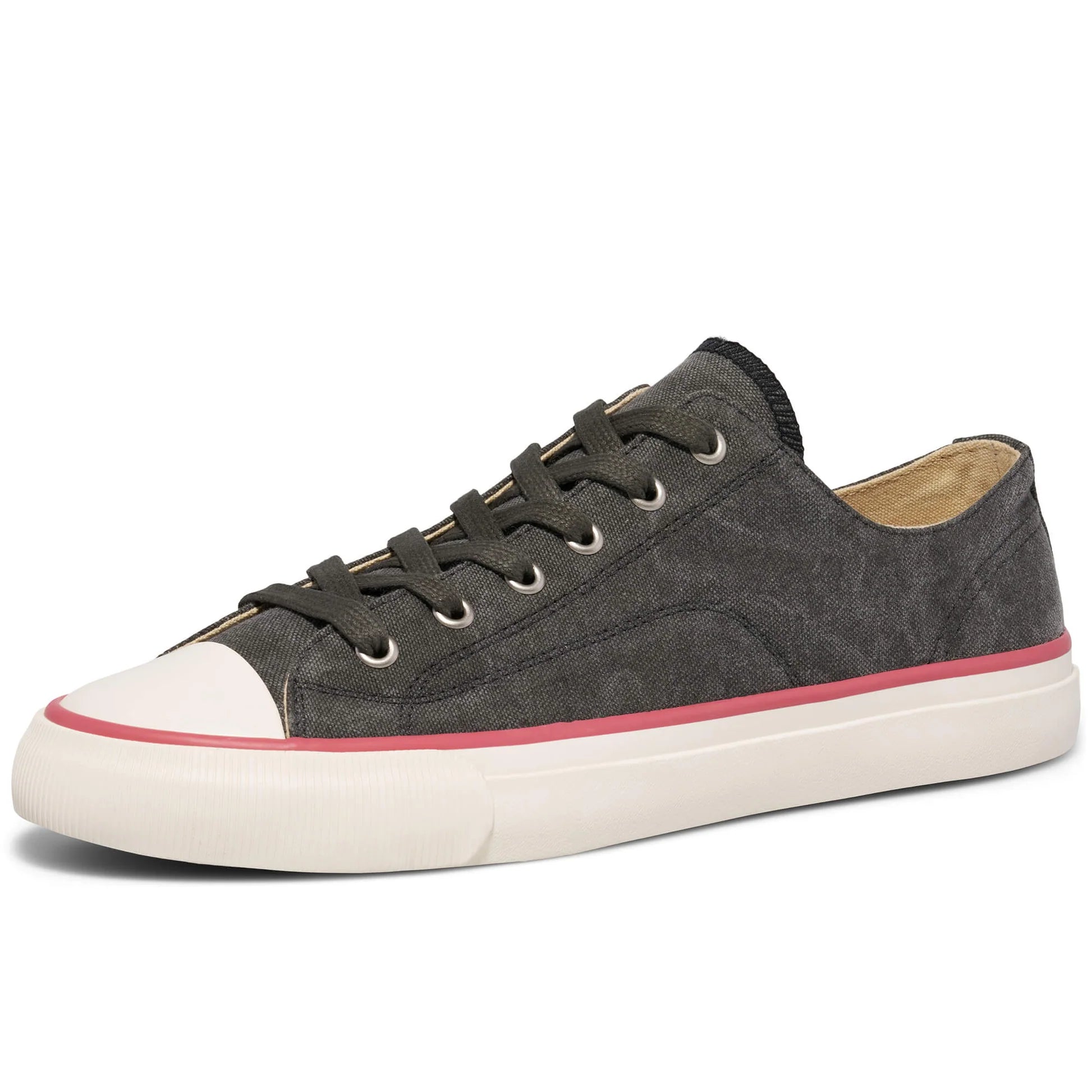 All-American Low-Top in Antique Black & Crimson