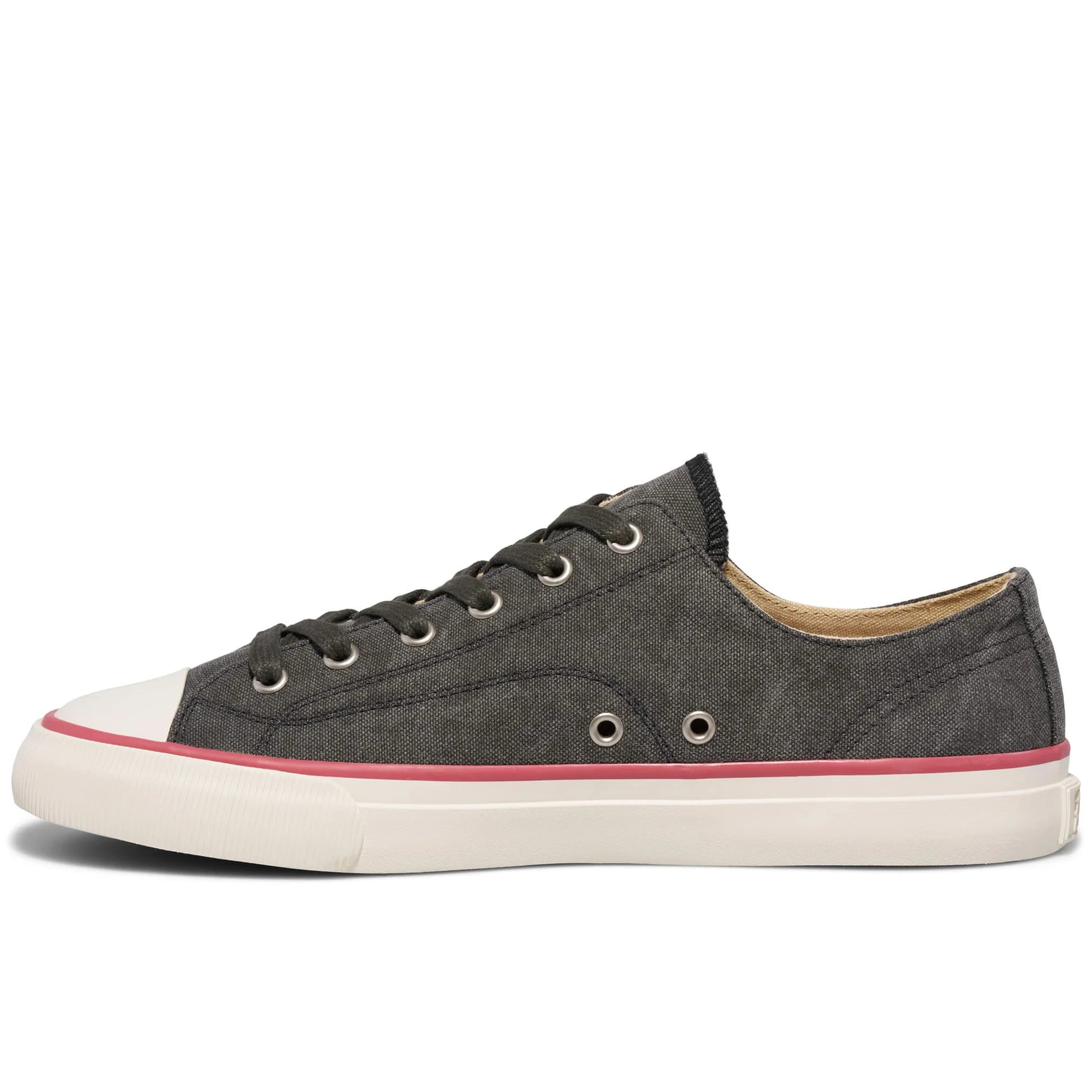 All-American Low-Top in Antique Black & Crimson