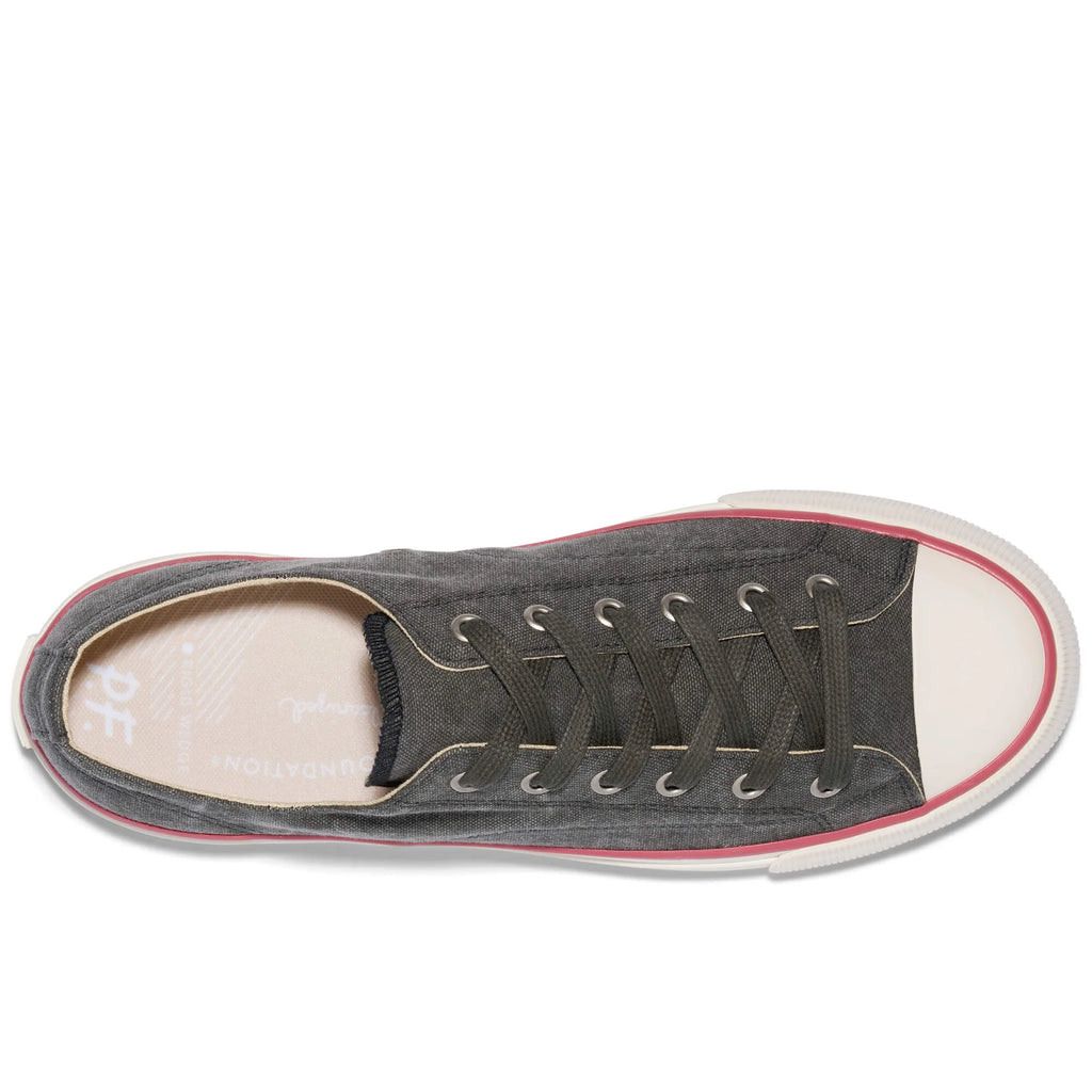 All-American Low-Top in Antique Black & Crimson