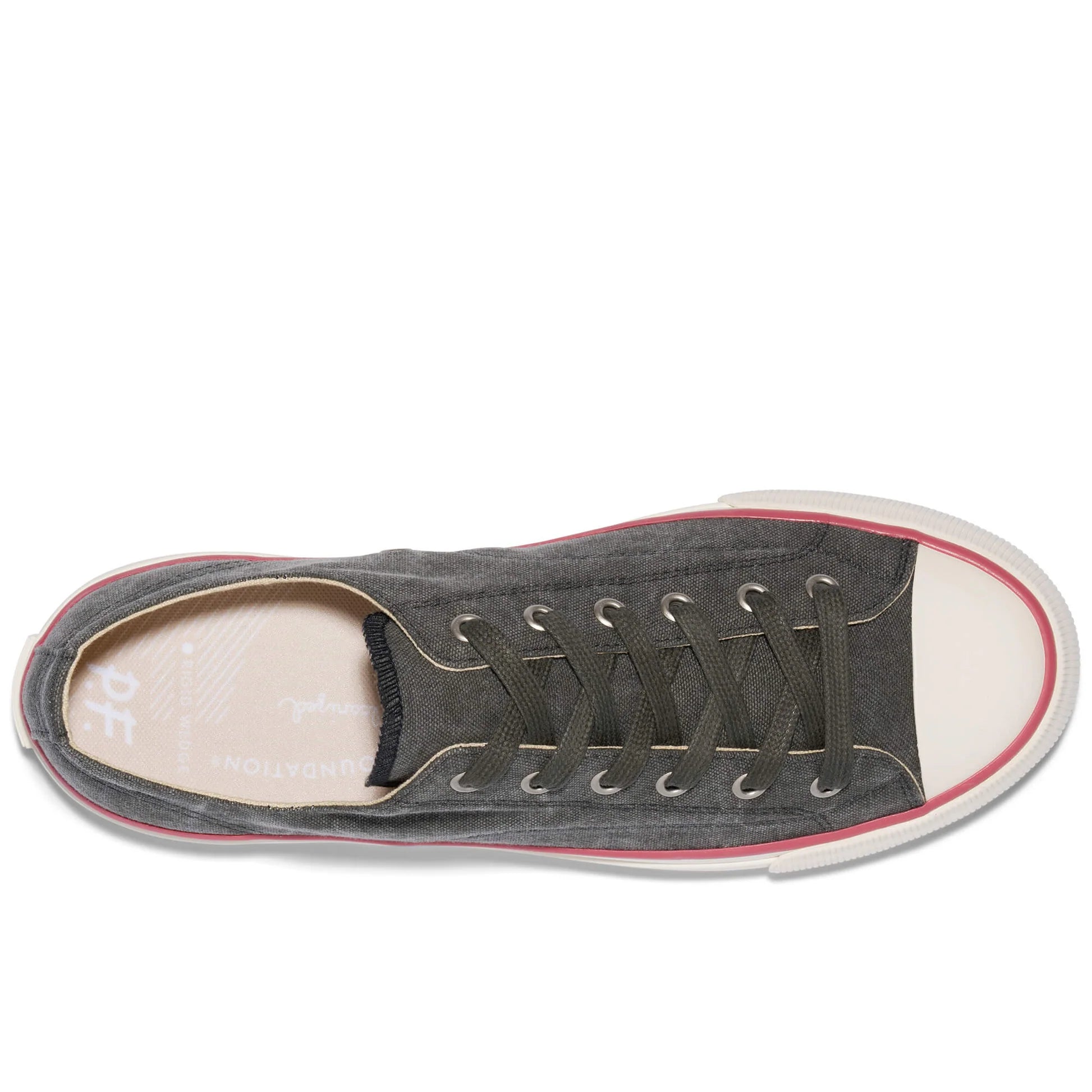 All-American Low-Top in Antique Black & Crimson