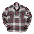 Washed Flannel Pearlsnap Shirt in Grizzly Shadow Plaid