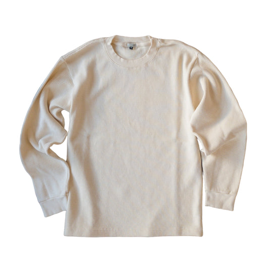 Cotton Longsleeve Thermal in Cream