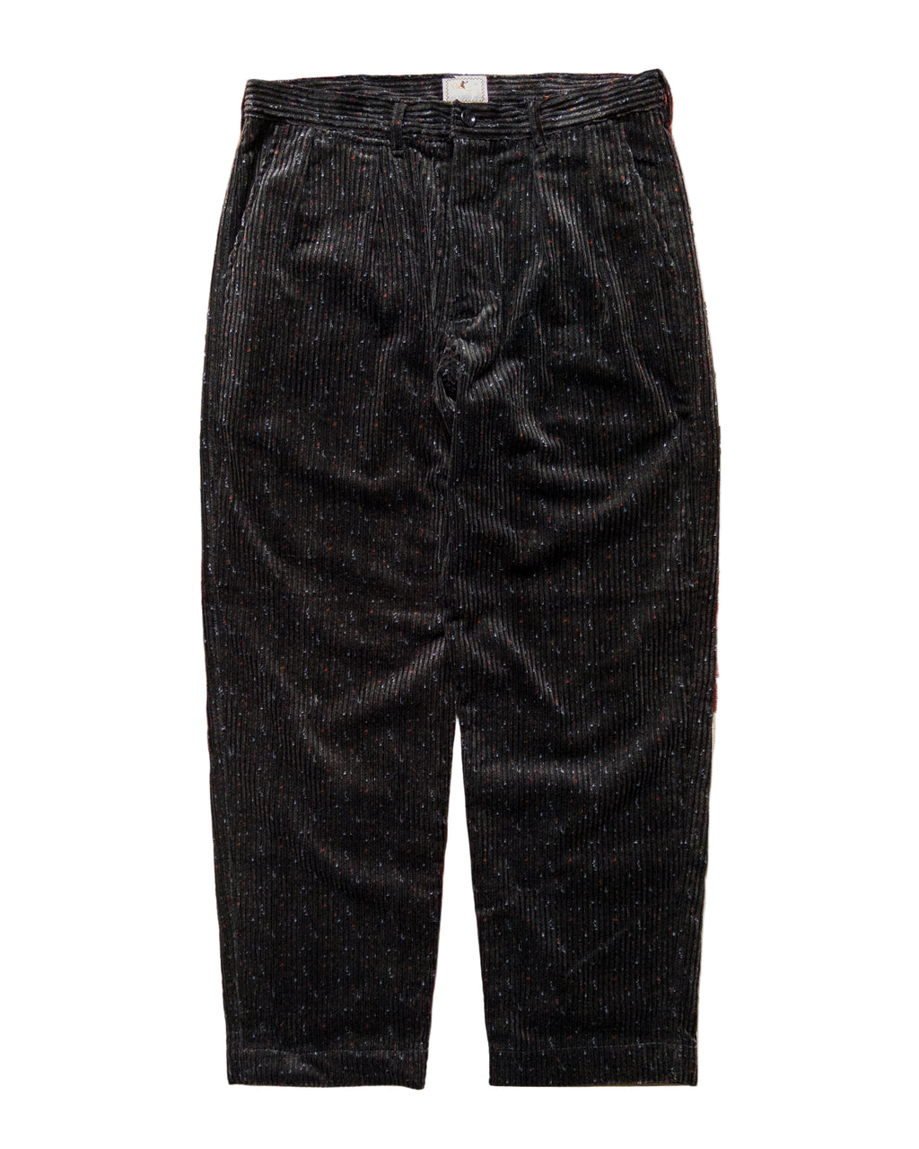 Donegal Corduroy Pleated Chino in Night Sky