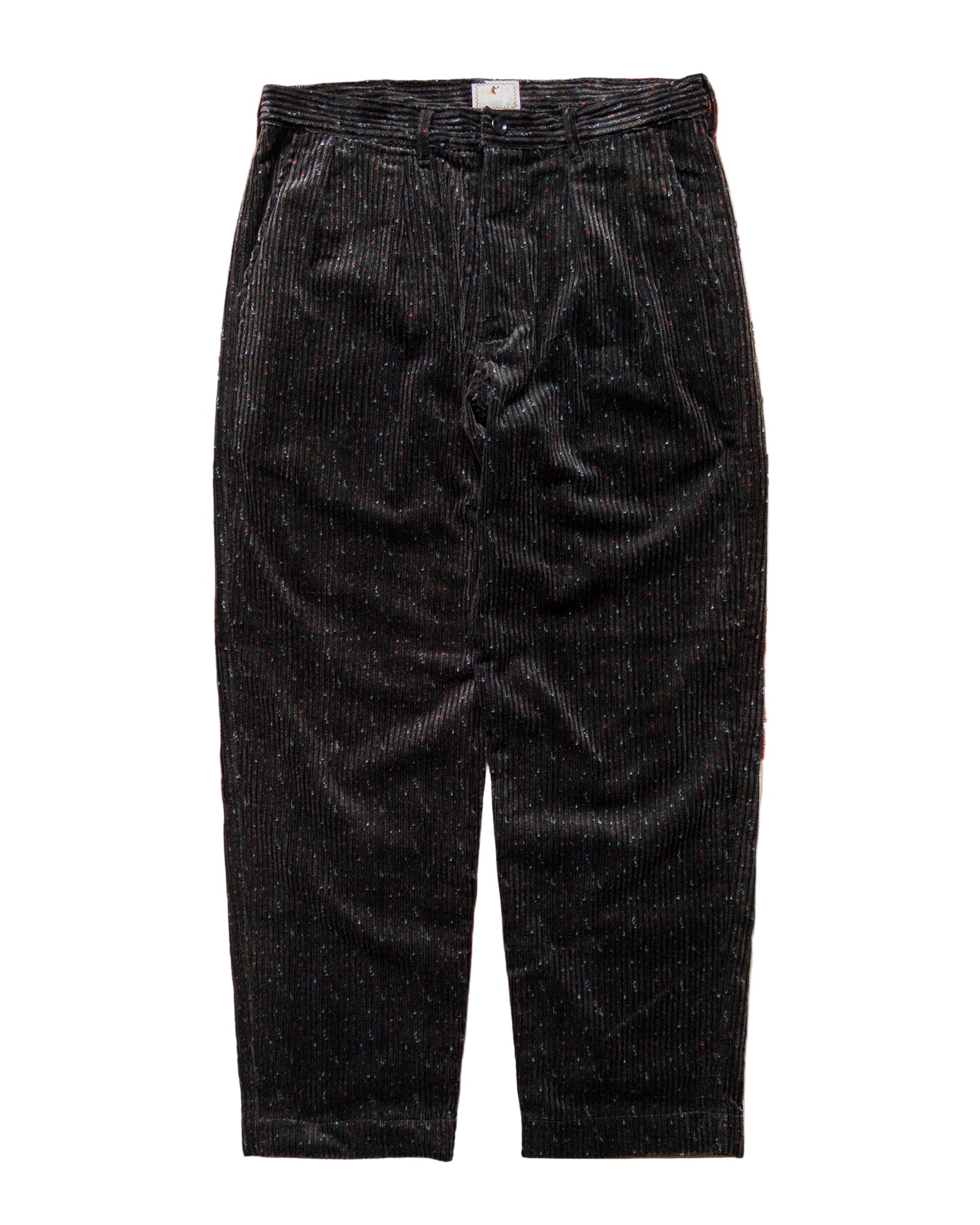 Donegal Corduroy Pleated Chino in Night Sky