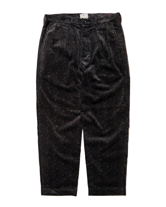 Donegal Corduroy Pleated Chino in Night Sky
