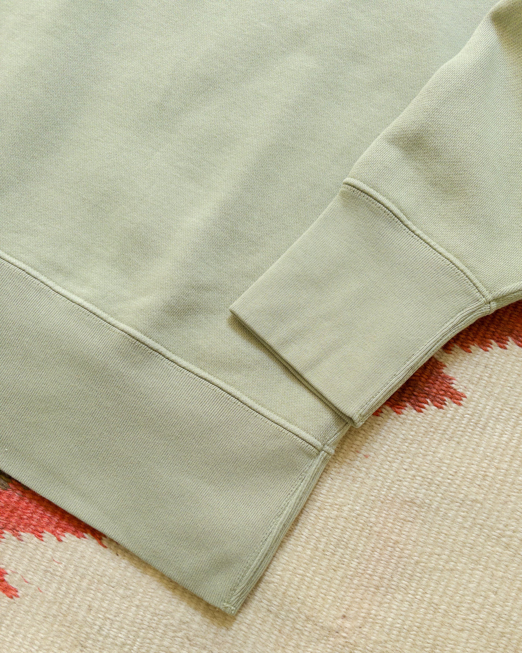 Peace Crewneck Sweatshirt in Faded Olive