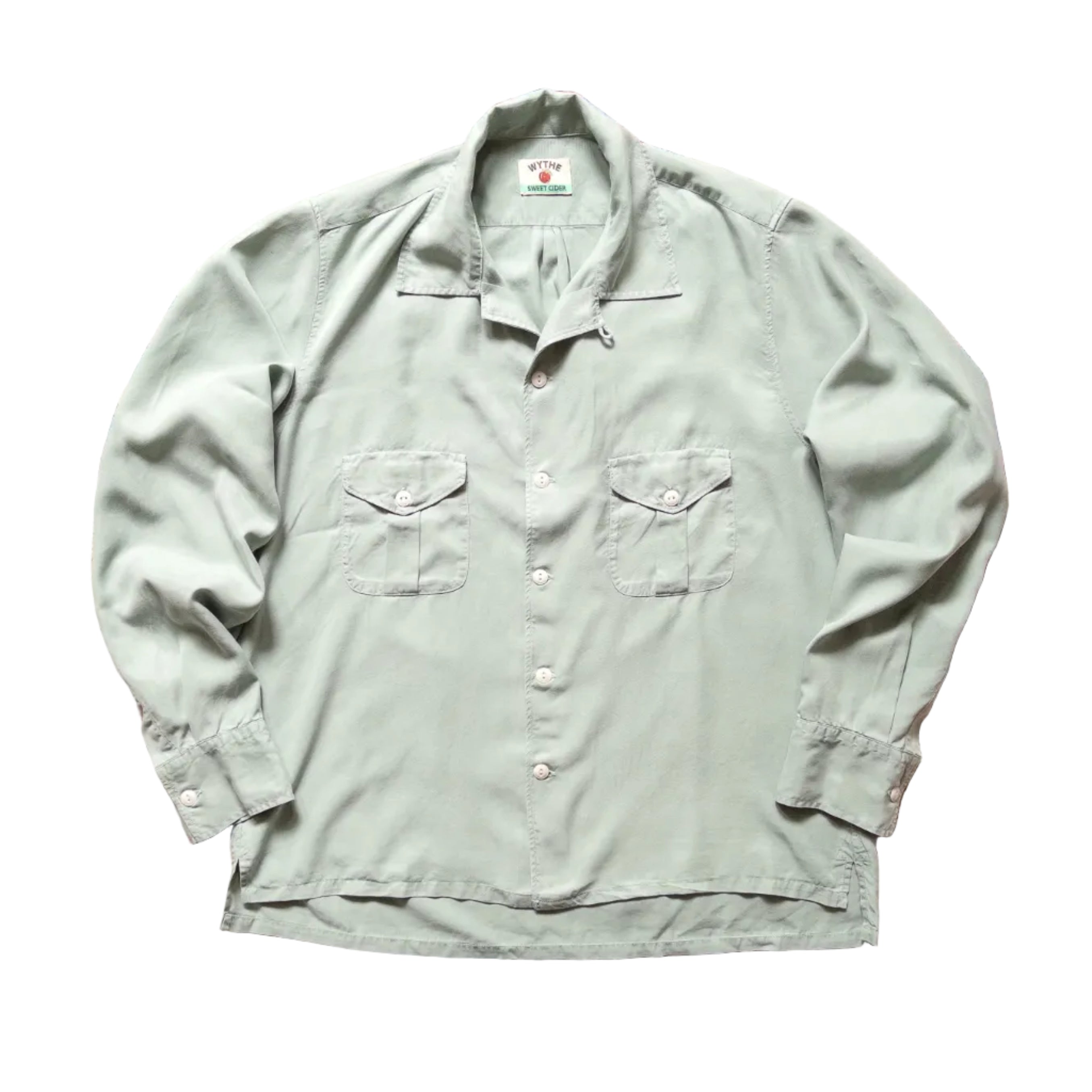 Tencel Gabardine Patio Shirt in Sage
