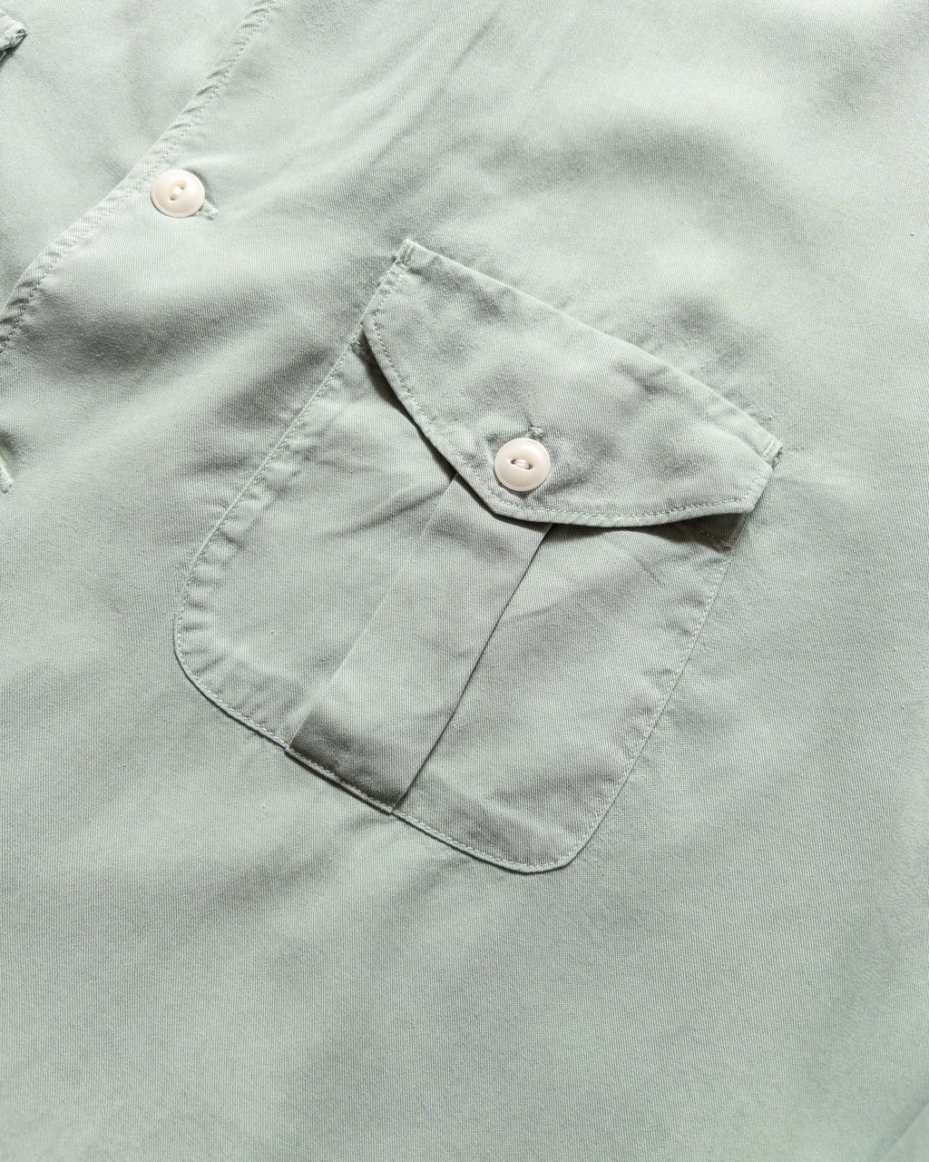 Tencel Gabardine Patio Shirt in Sage