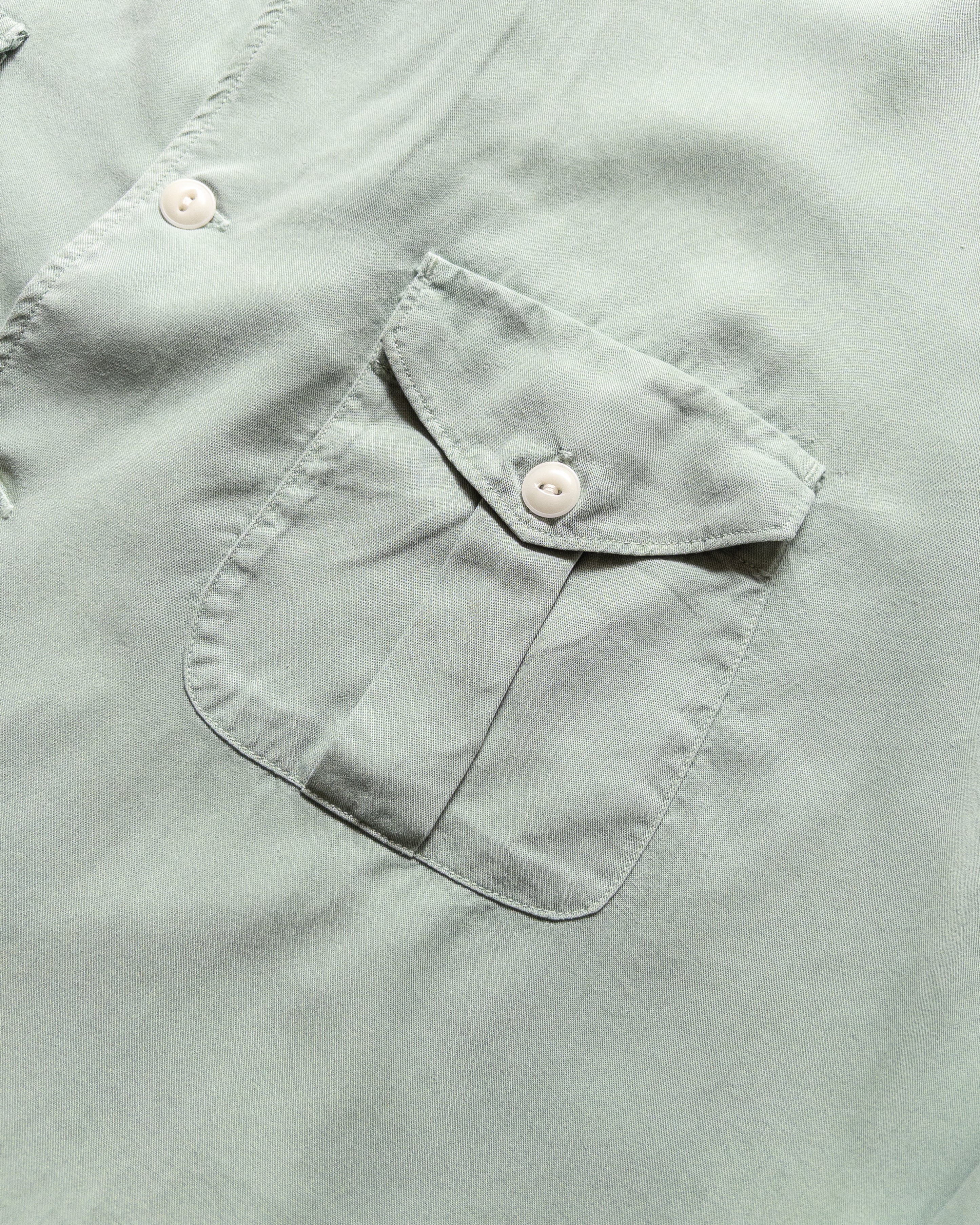 Tencel Gabardine Patio Shirt in Sage