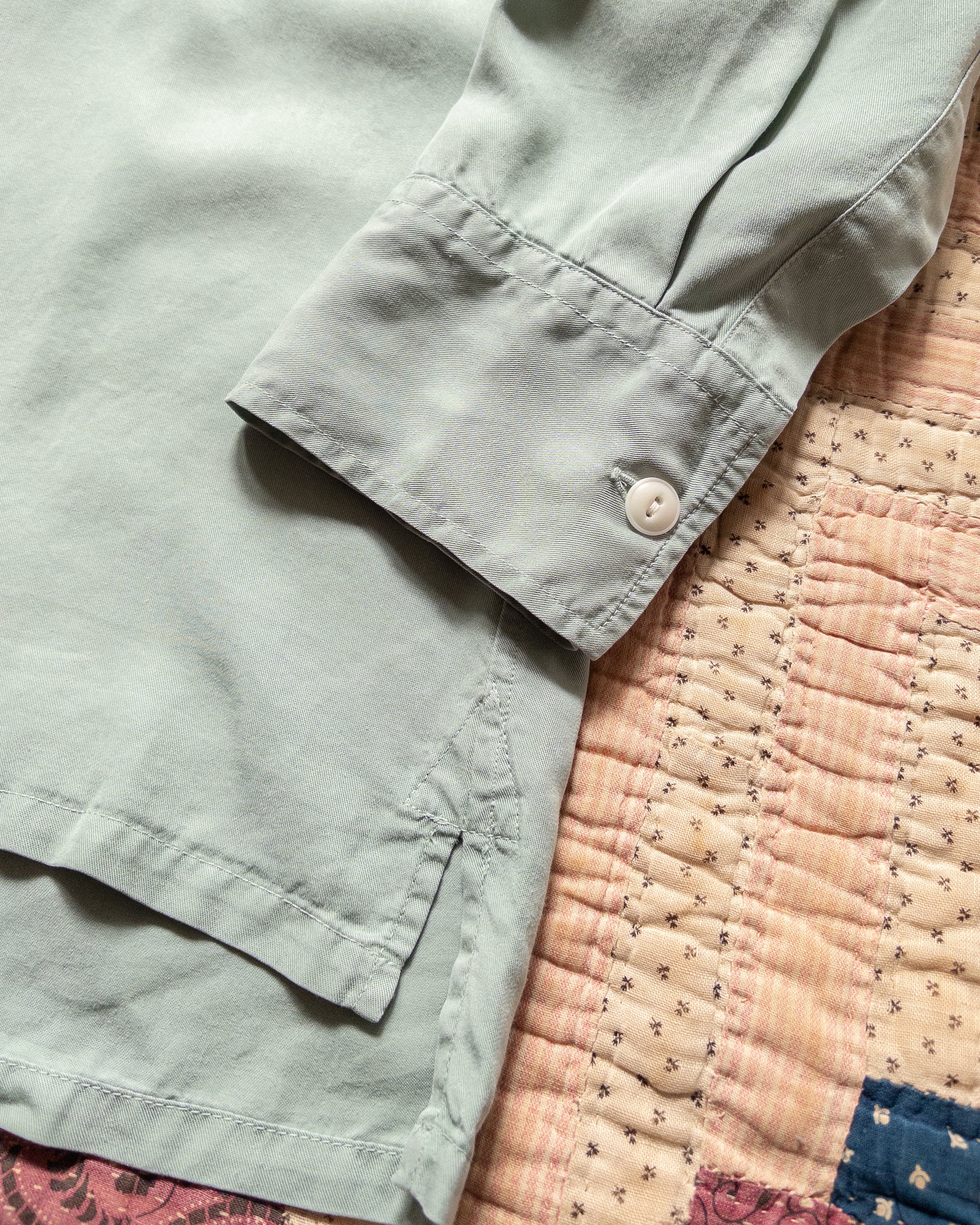 Tencel Gabardine Patio Shirt in Sage
