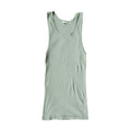 Tubular Ribknit Tank Top in Faded Olive