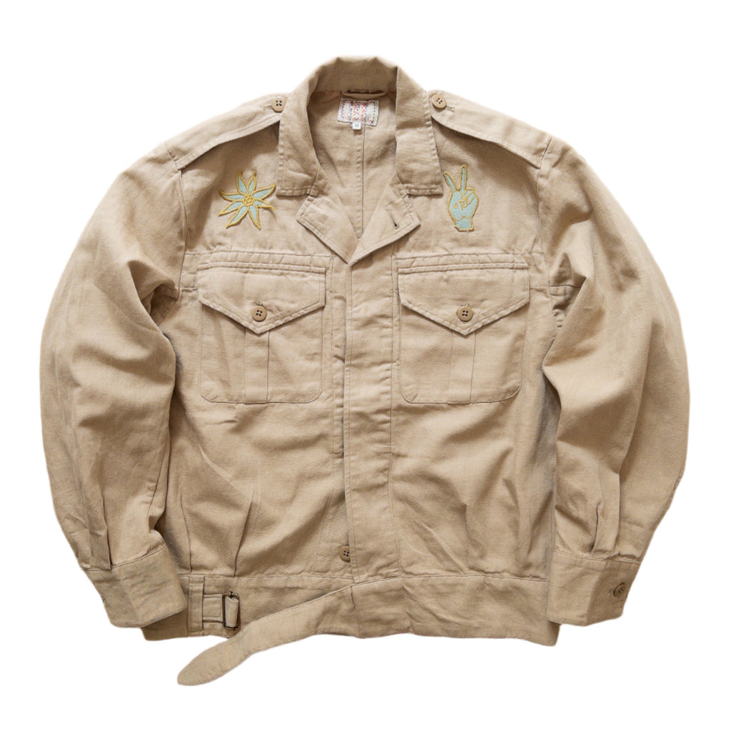 Cotton & Linen Twill Daytripper Jacket in Camp Khaki