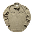 Moleskin Pearlsnap Shirt in Olive