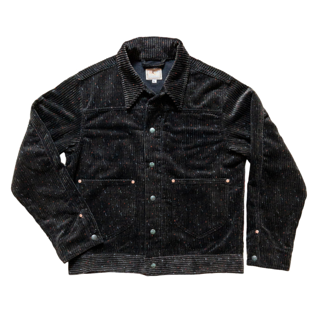 Donegal Corduroy Ranch Jacket in Night Sky