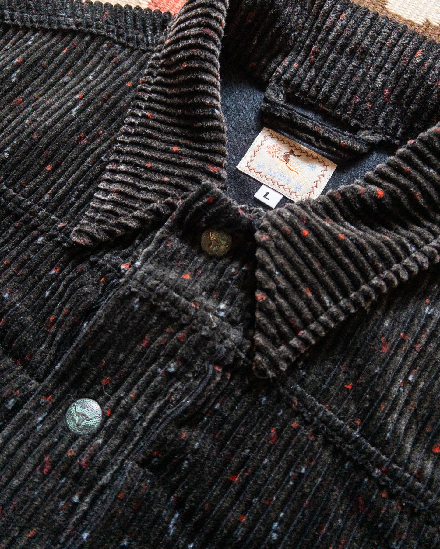 Donegal Corduroy Ranch Jacket in Night Sky