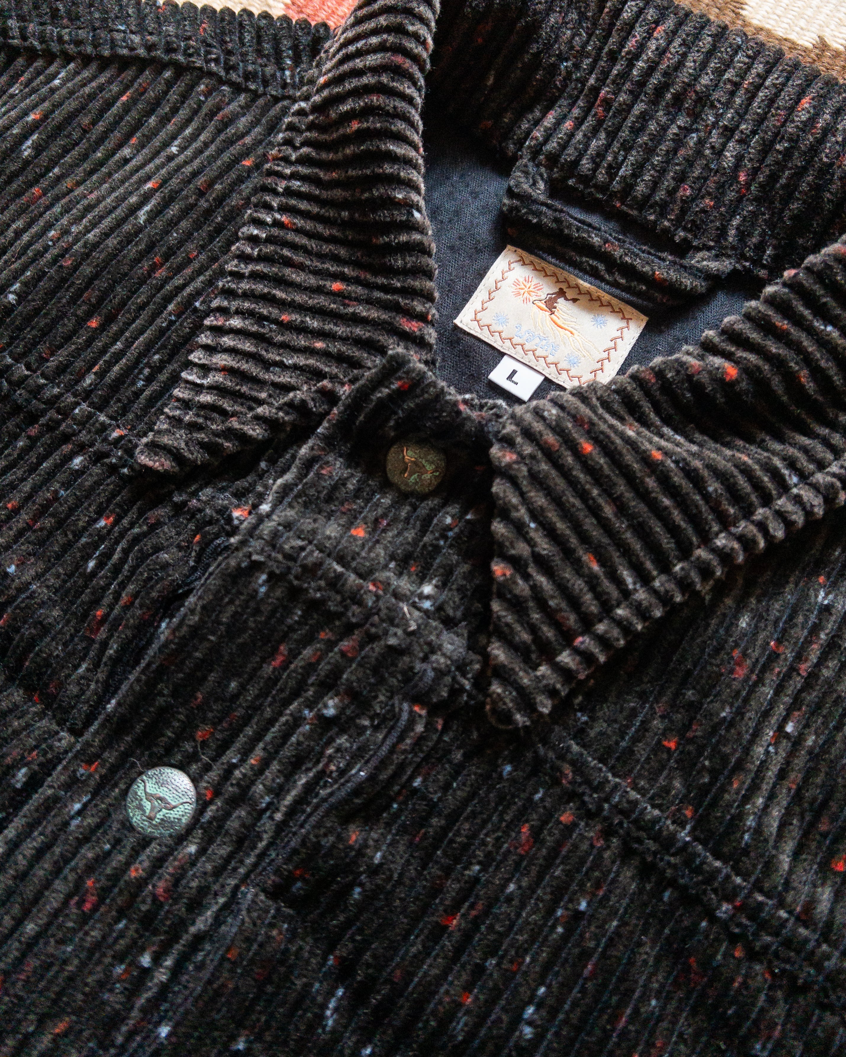 Donegal Corduroy Ranch Jacket in Night Sky