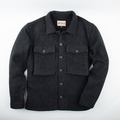 Midway CPO Shirt in Charcoal Wool