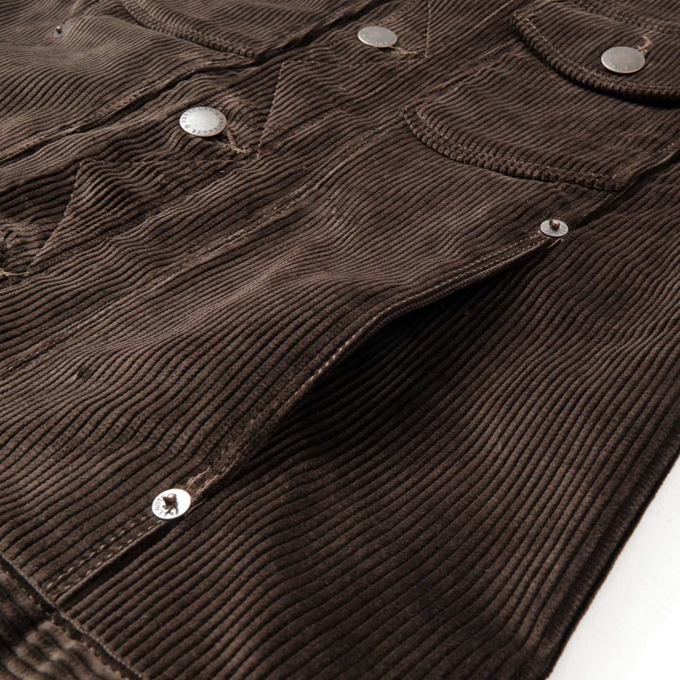 CD-1 Classic Trucker Jacket in Espresso Corduroy