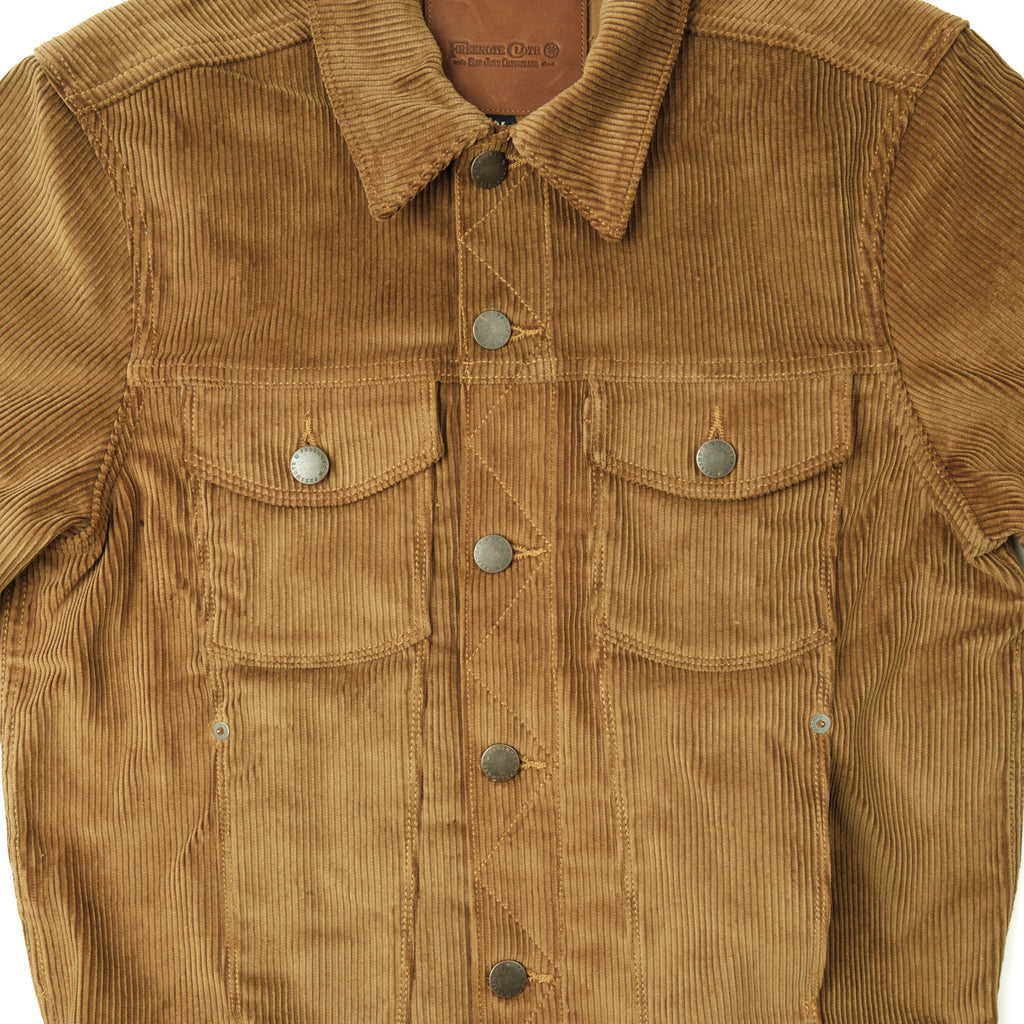 CD-1 Classic Trucker Jacket in Gold Corduroy