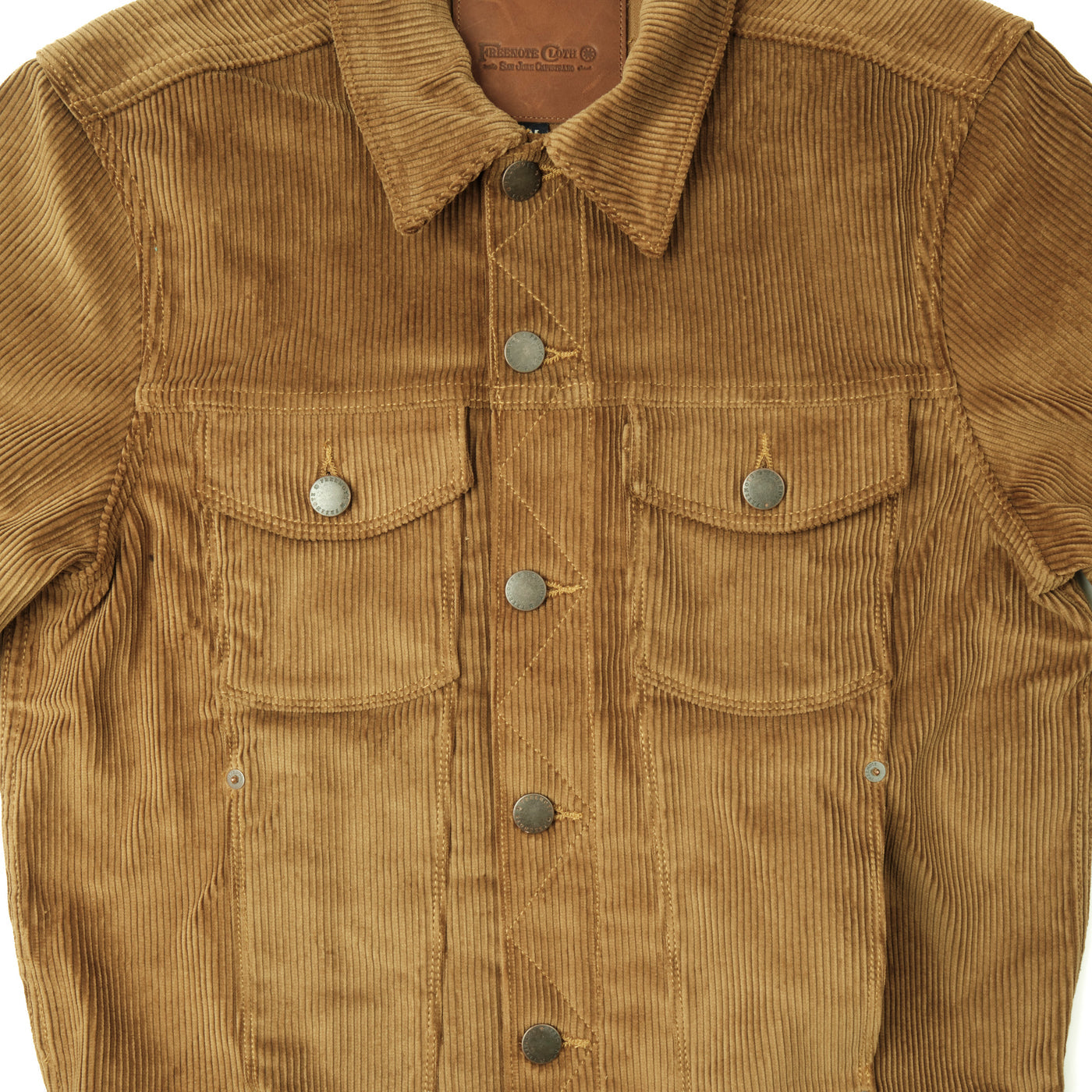 CD-1 Classic Trucker Jacket in Gold Corduroy