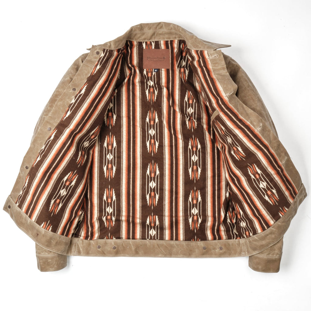 Waxed Riders Jacket in Tobacco