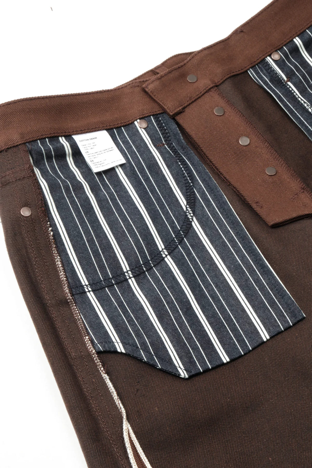 #PH-P3135133 Freenote Cloth Rios in 15 oz. Dark Brown Denim