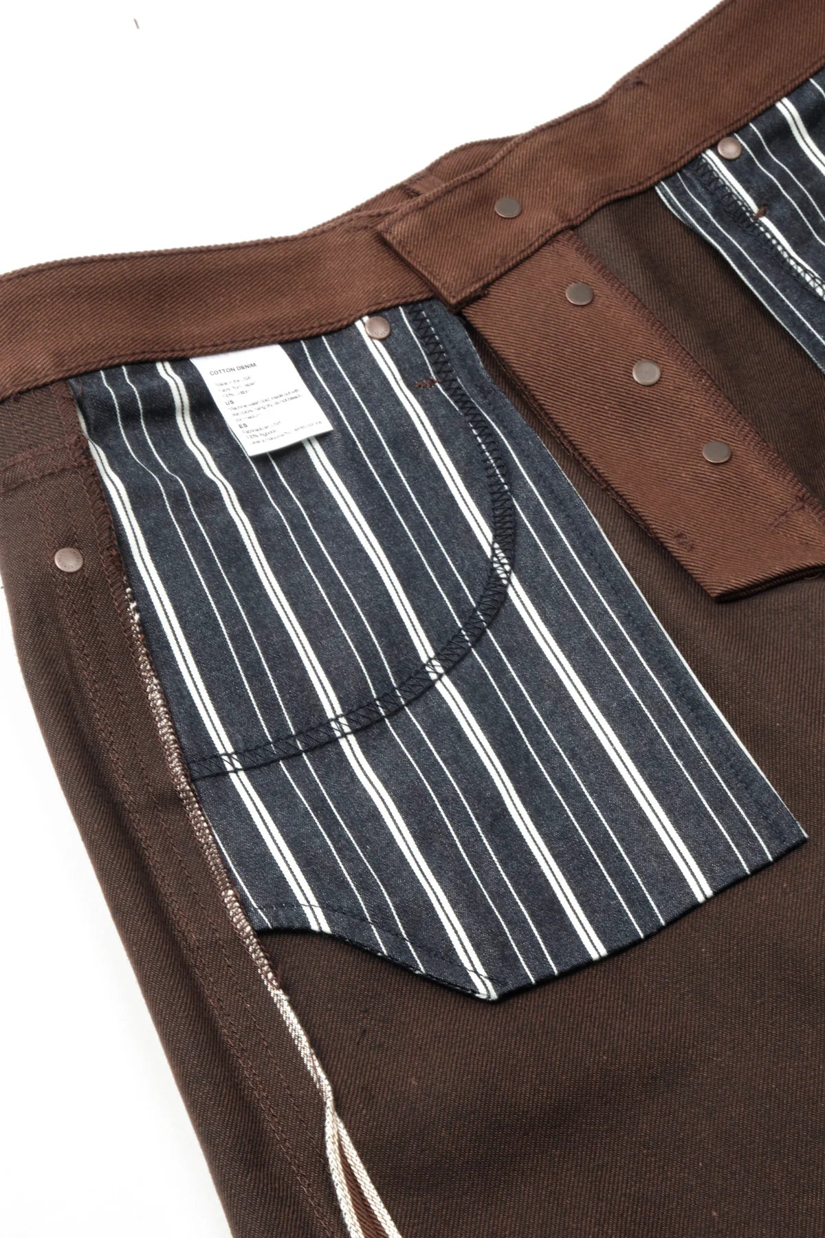 #PH-P3135133 Freenote Cloth Rios in 15 oz. Dark Brown Denim