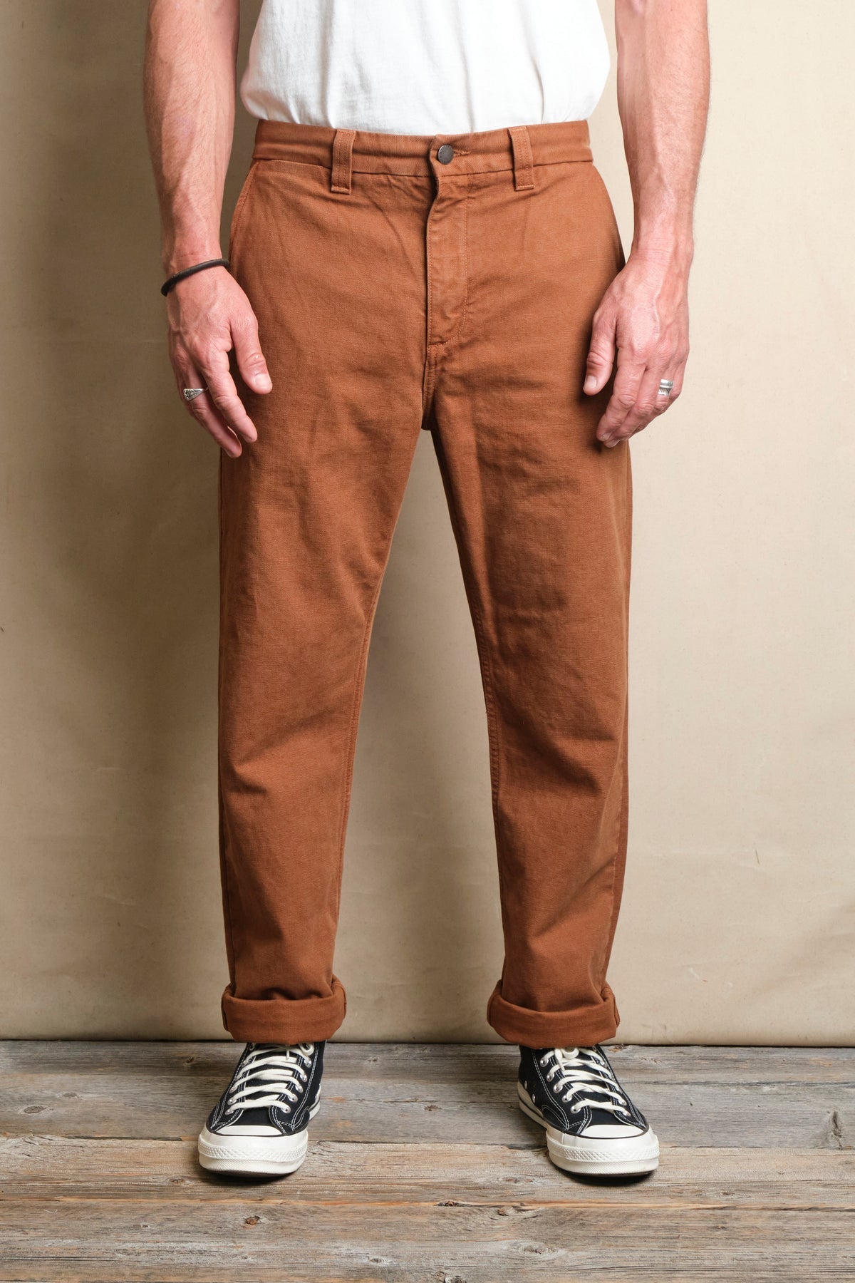 Deck Pant in 14 Ounce Slub Rust