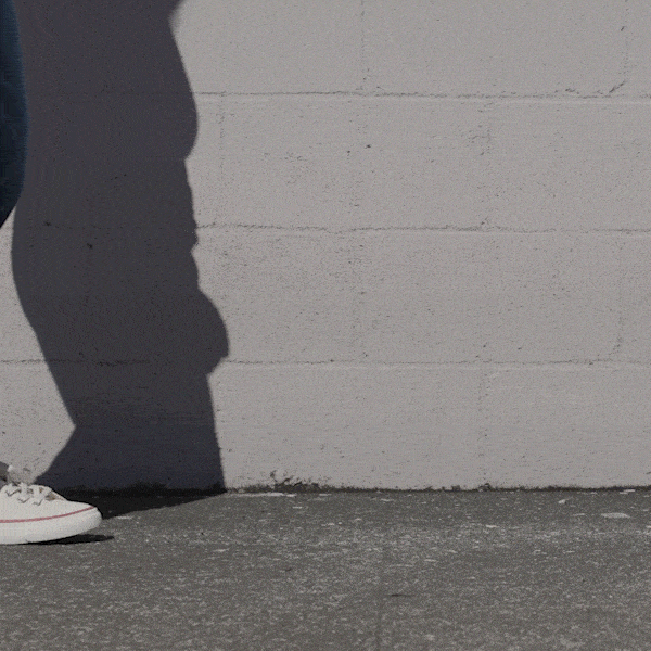 All-American Low-Top in Antique White & Crimson