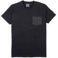 Pocket Tee in Black Lightweight Denim