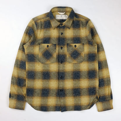 BM Shirt in Gold Ombre Plaid