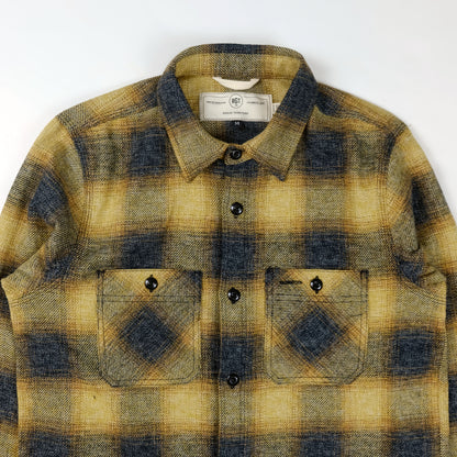 BM Shirt in Gold Ombre Plaid