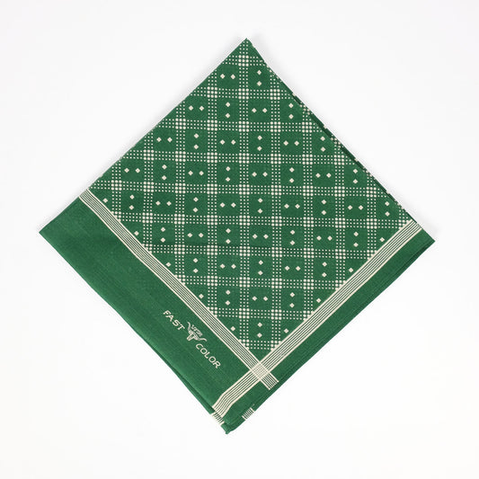 Shaker Dot Bandana in Evergreen