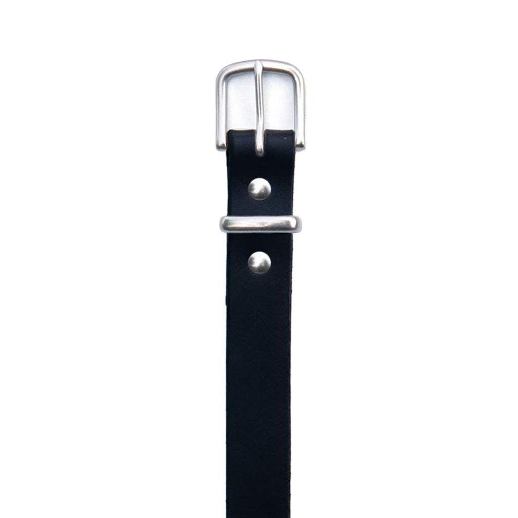 1 1/4" Camp Belt in Black and Matte Nickel