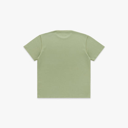 Box Knit T-Shirt in Green