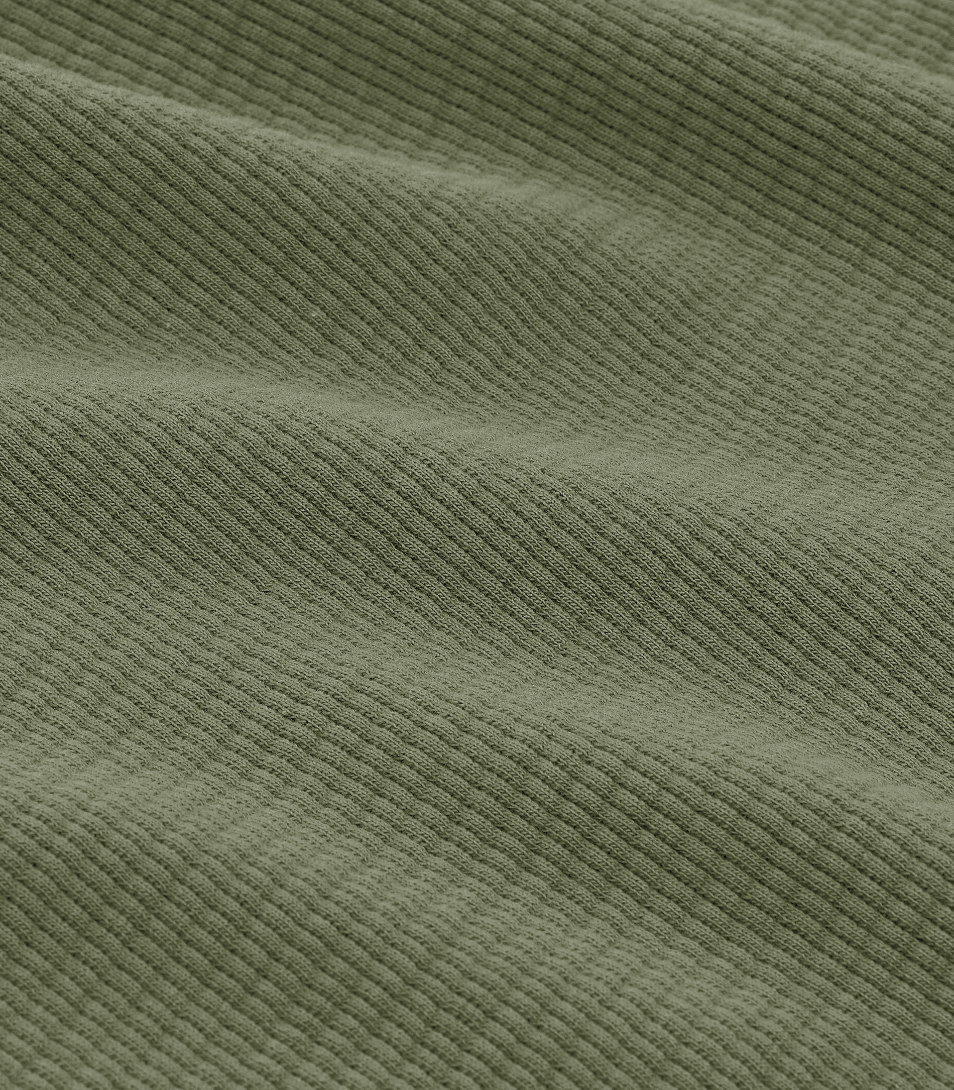 Box Knit T-Shirt in Olive