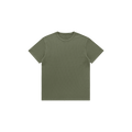 Box Knit T-Shirt in Olive