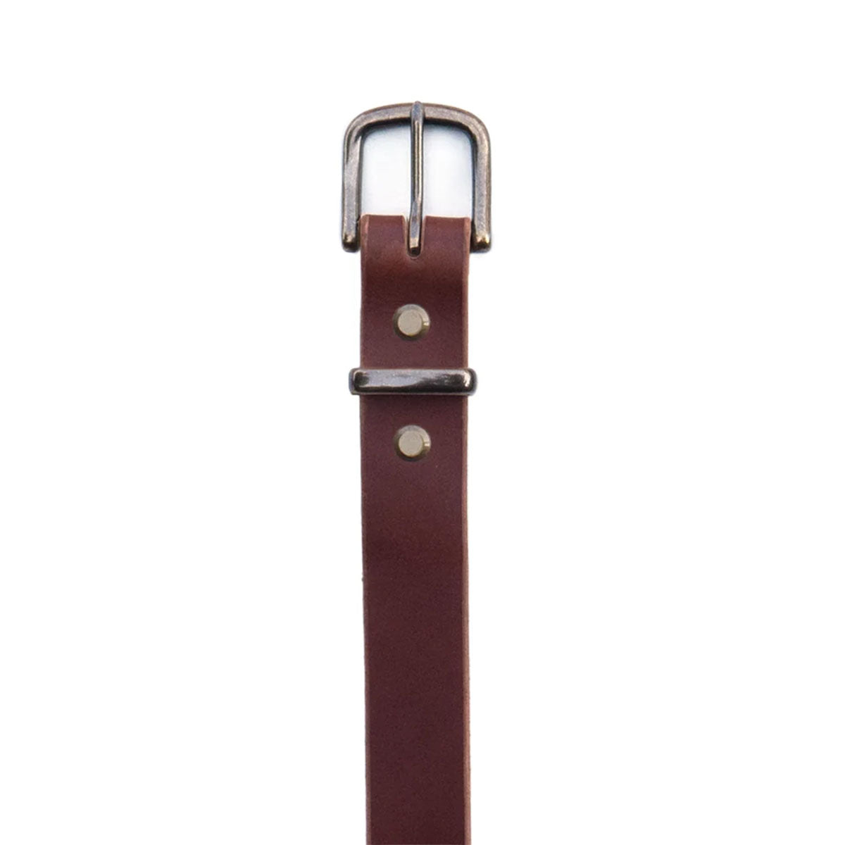 1 1/4" Camp Belt in Brown and Antique Brass