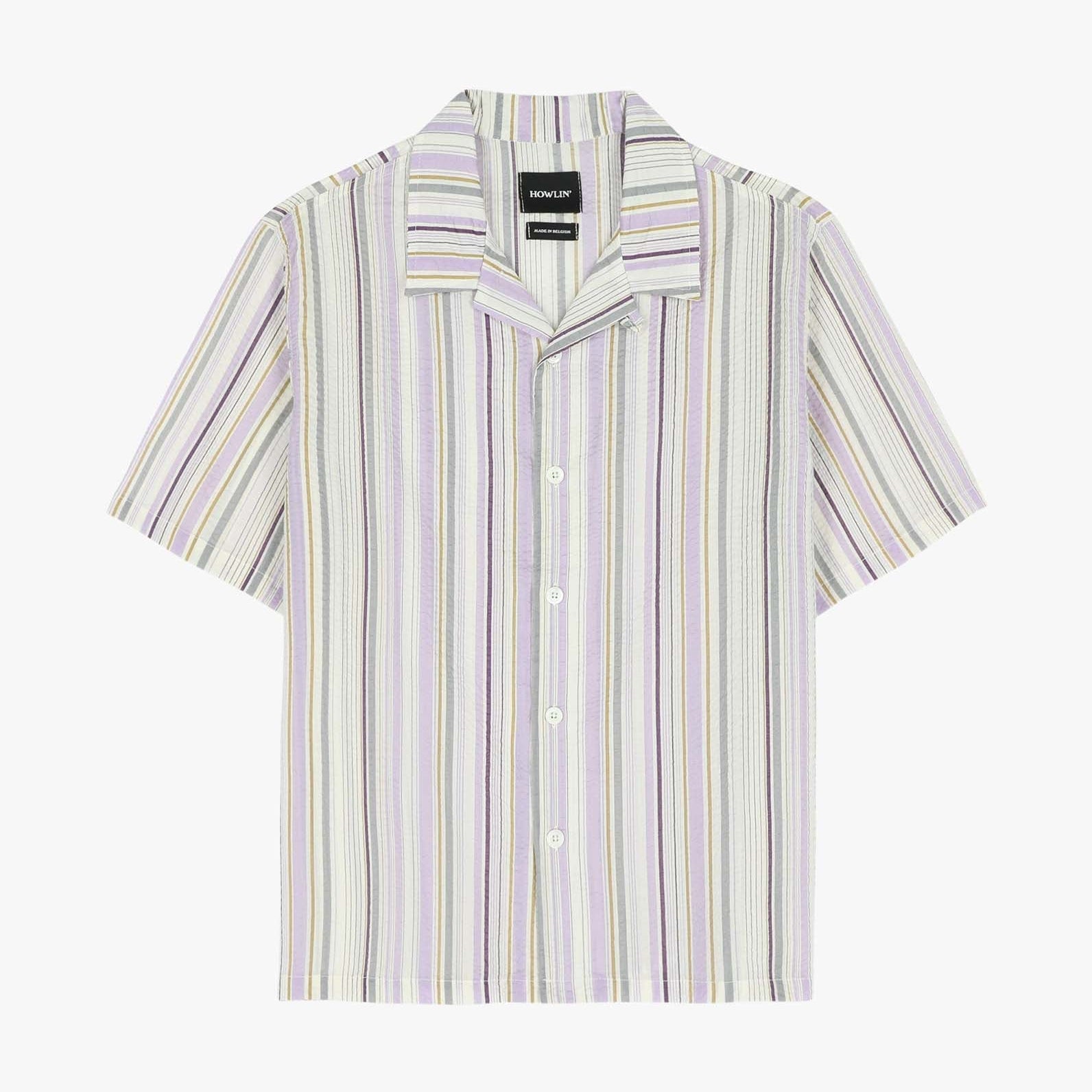 Cocktail D’Amore Shirt in Violet Stripes
