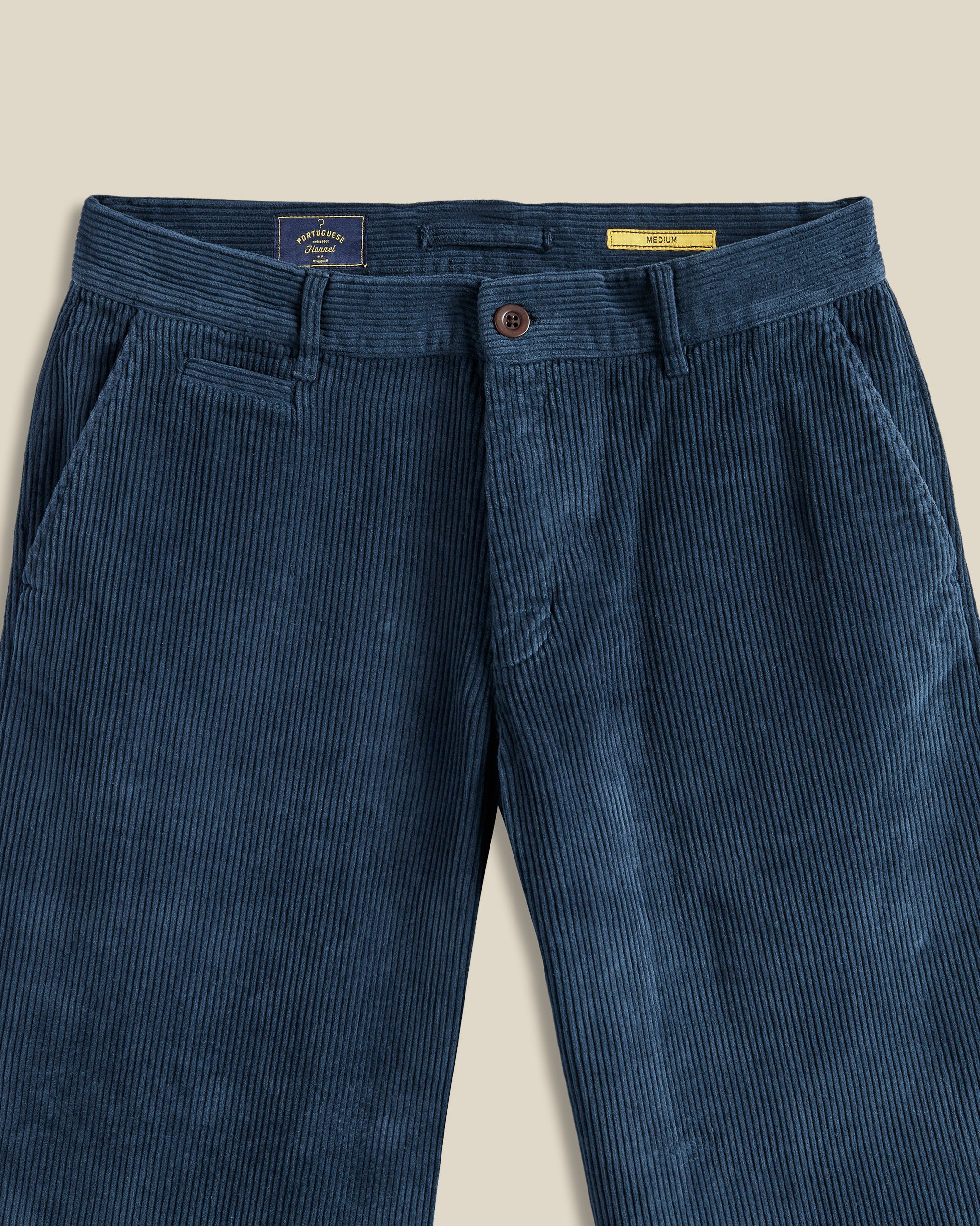 Corduroy Trousers in Navy