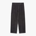 Canal Pleated Corduroy Cotton Pant in Peat